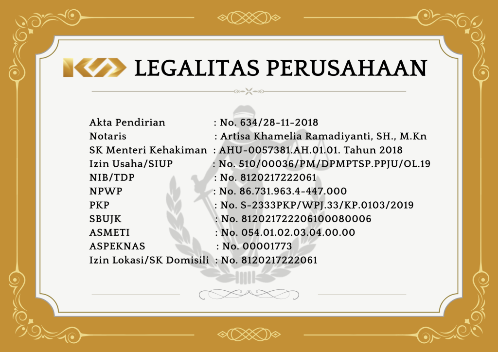 legalitas pt kian santang muliatama
