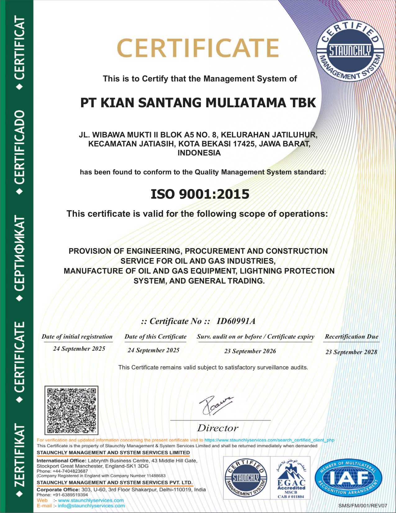 ISO 9001 Quality Management System