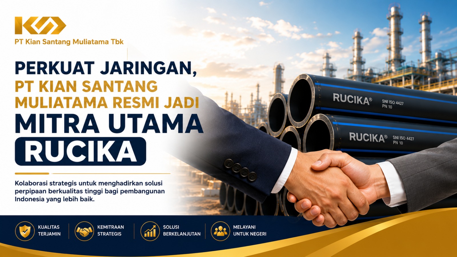 Perkuat Jaringan, PT Kian Santang Muliatama Resmi Jadi Mitra Utama Rucika